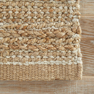 Jaipur Living Canterbury Natural Solid Tan/White Area Rug, 9'6"x13'6"