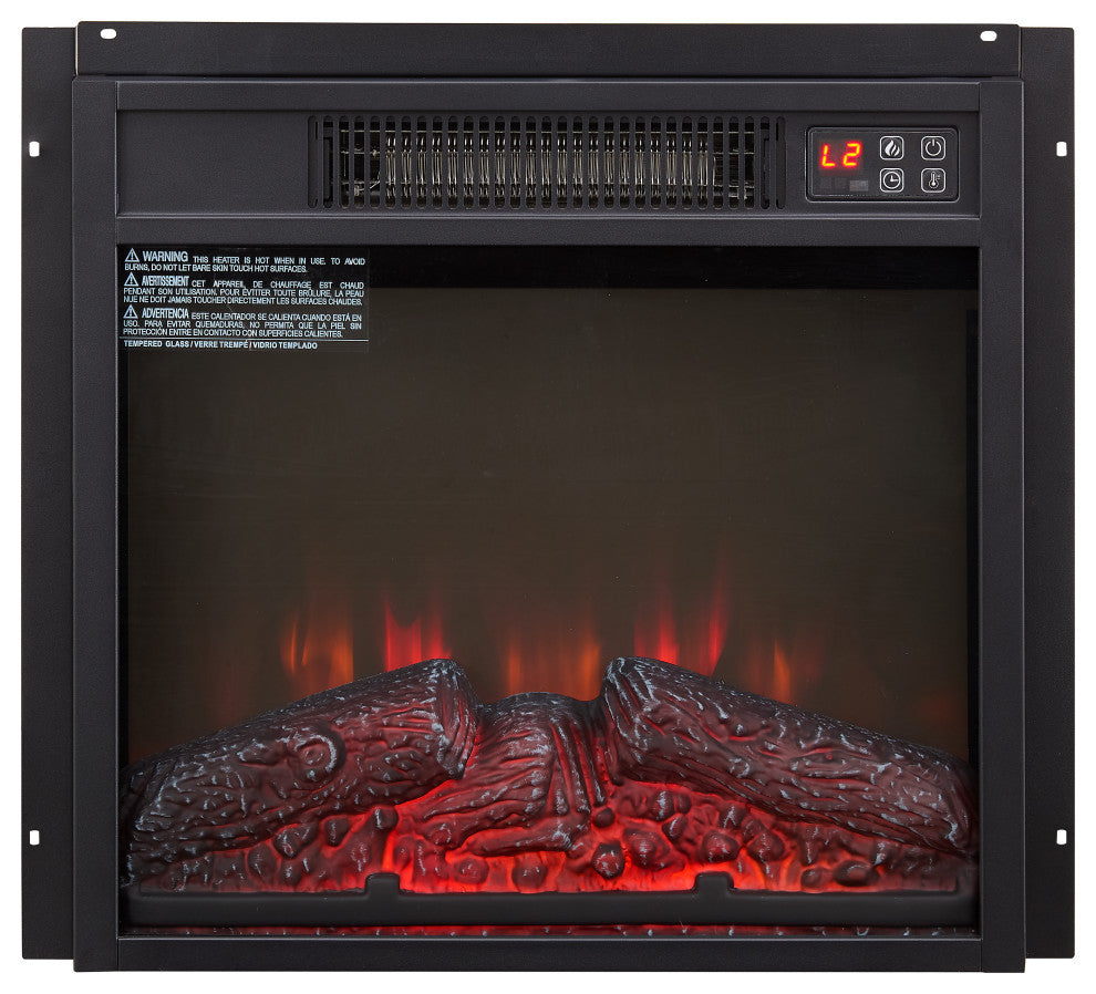 Gewnee Electric Fireplace Insert 18" 1400W 120V