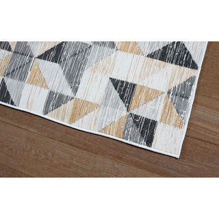 Plaza Tiles Area Rug, Neutral, 7'10"x9'10"