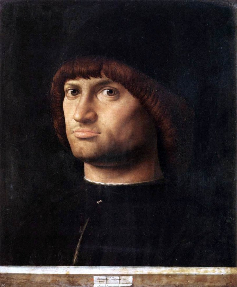 Antonello Da Messina Portrait of a Man Wall Decal
