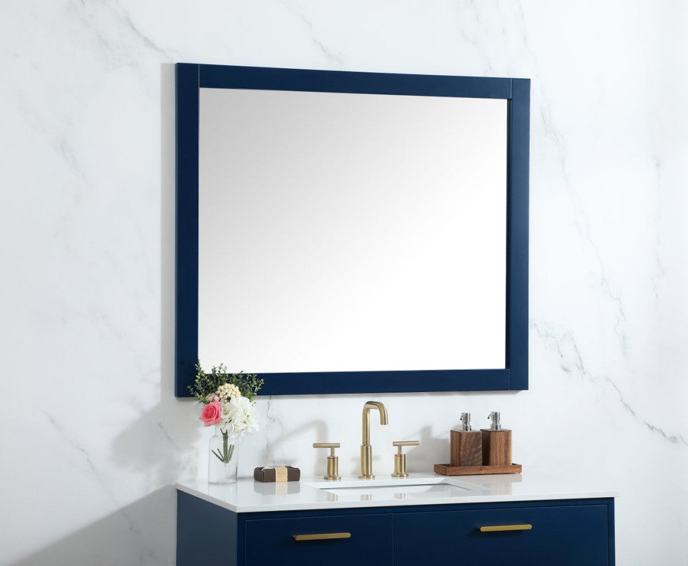 Alice Vanity Mirror, 42"x36", Blue