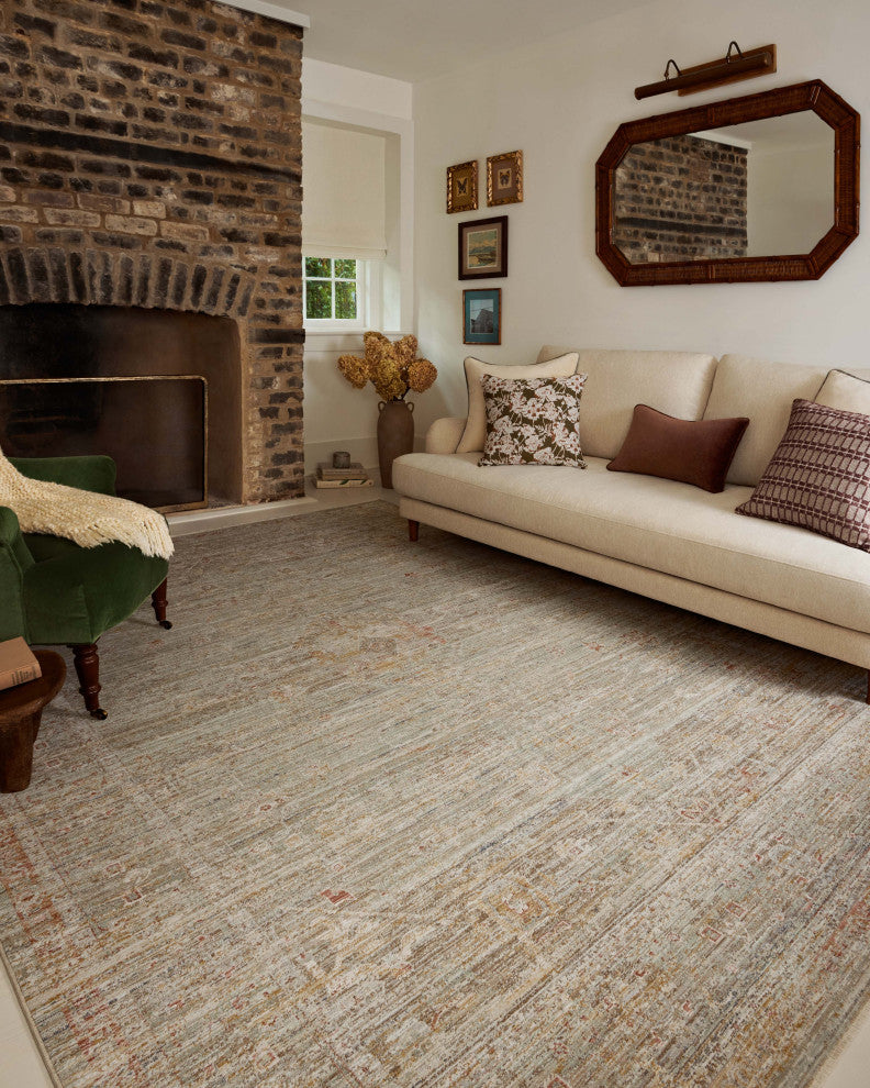 Chris Loves Julia x Loloi Ida Spa / Sunrise 3'-6" x 5'-6" Accent Rug