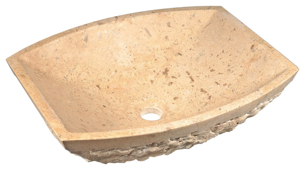 ANZZI Moon Series Exotic Stone Bathroom Vessel Sink
