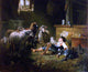 Friedrich Otto Gebler Shepherd, 20"x25" Gallery Wrapped Canvas Print