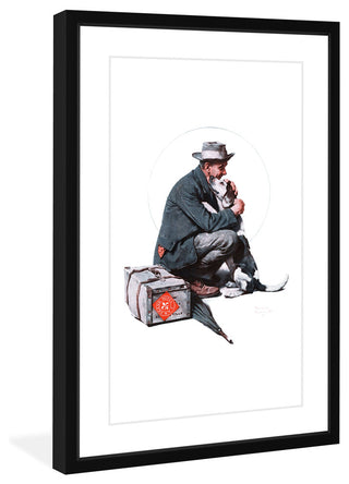 "Pals" Framed Art Print by Norman Rockwell