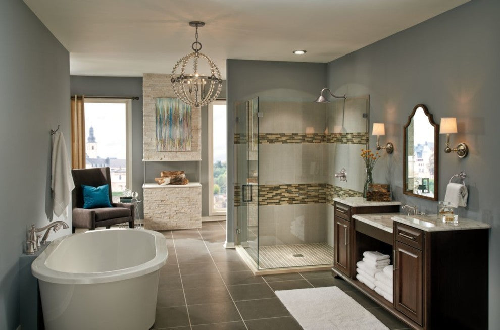 Delta Cassidy Roman Tub, Hand Shower Trim, Less Handles, Stainless, T4797-SSLHP