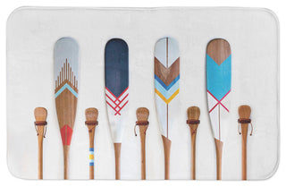 Nautical Oars 34x21 Bath Mat