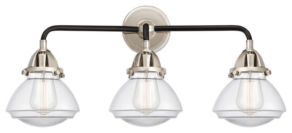 Innovations 288-3W-BPN-G322-LED 3 Light Bath Vanity Light, Black Polished Nickel