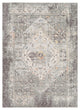 Presidential Updated Traditional Gray, Charcoal Area Rug, 2'x3'3"