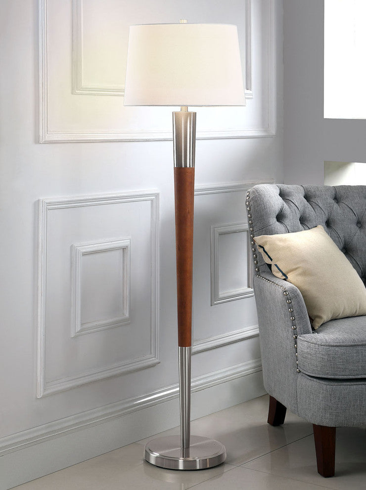 The Manhattan 62" Wood Floor Lamp