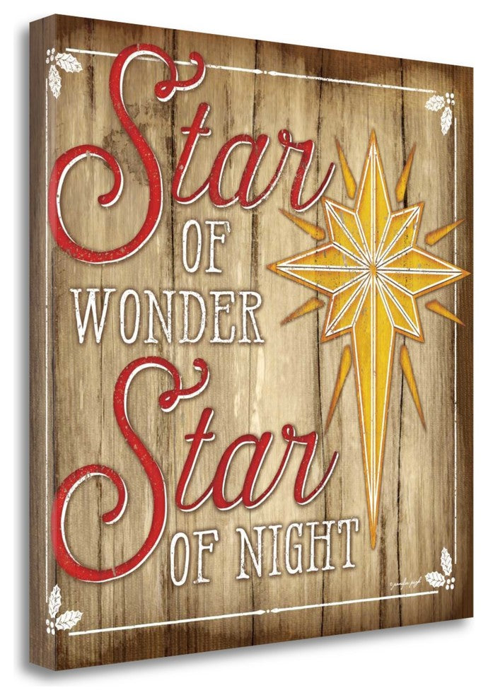 "Star Of Wonder" By Jennifer Pugh, Giclee Print on Gallery Wrap Canvas