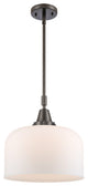 Innovations Lighting 447-1S-OB-G71-L Bell 1 Light 12" Mini Pendant