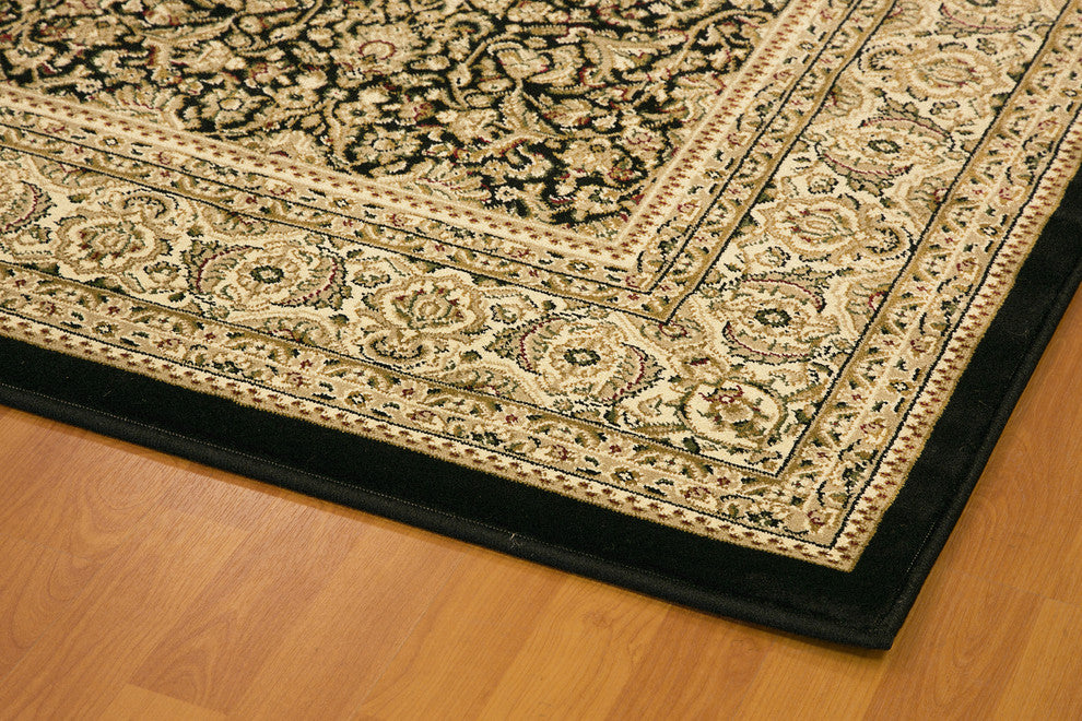 Legacy Black Rug, 5'3"X7'7"