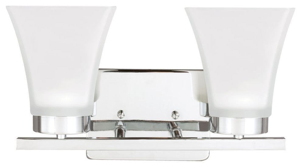 Generation Lighting 4411602 Bayfield 2 Light 13"W Bathroom Vanity - Chrome