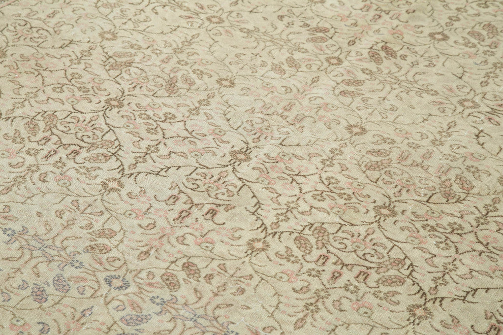 Rug N Carpet - Handwoven Turkish 6' 0'' x 9' 5'' Distressed Area Rug