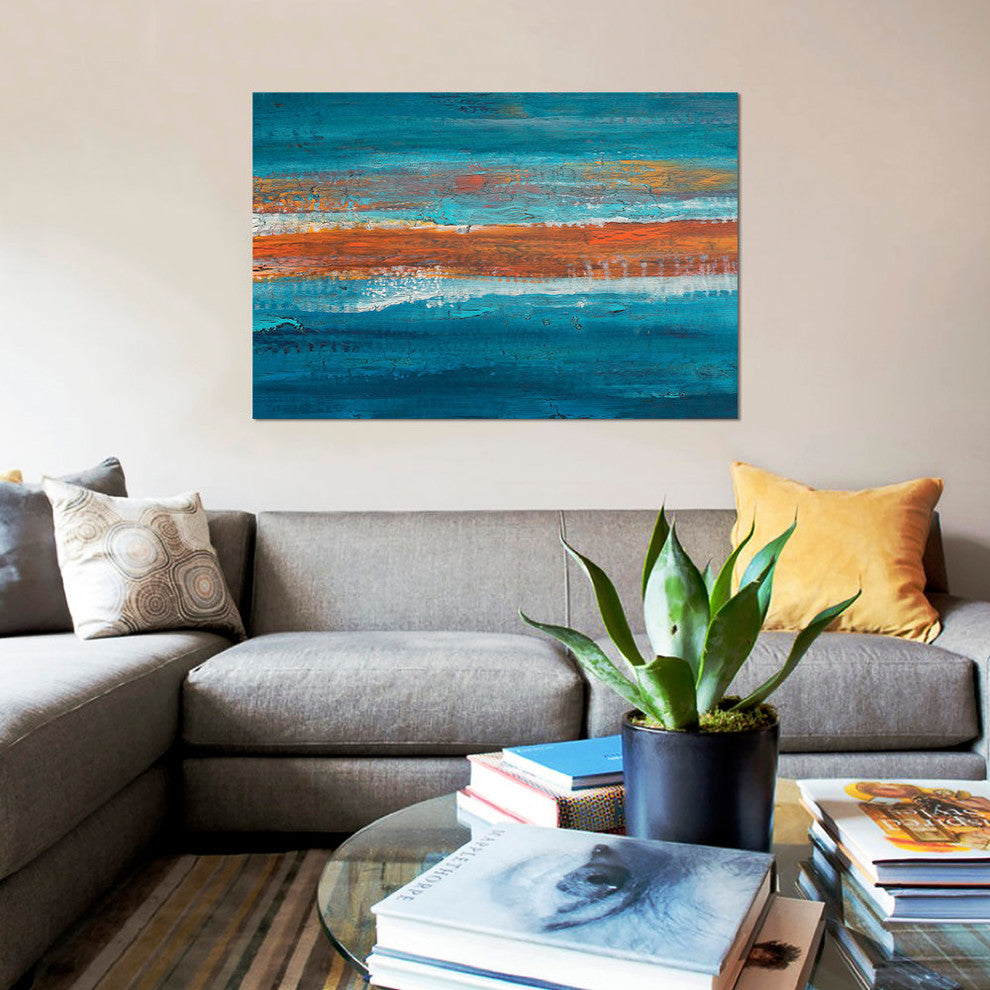 "Unstoppable Sundown" by Alicia Dunn, Canvas Print, 26"x18"