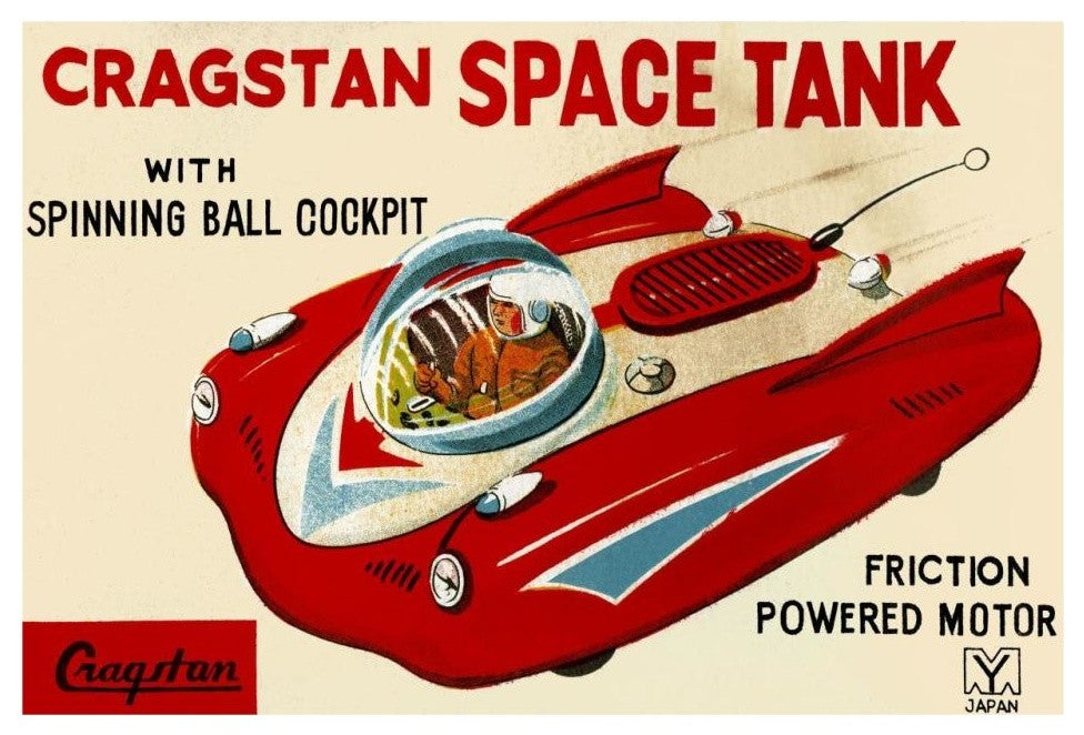 "Cragstan Space Tank" Digital Paper Print by Retrotrans, 32"x22"
