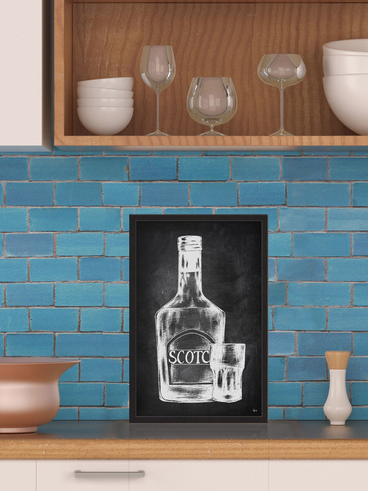 "Scotch It II" Framed Painting Print, 12"x18"