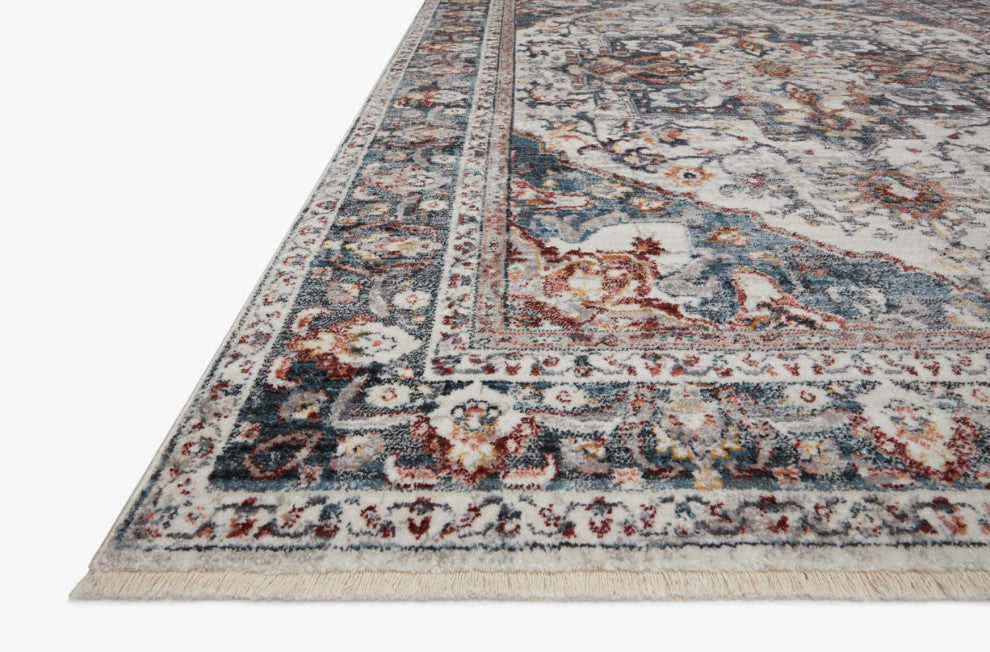 Samra SAM-09 Ivory/Denim 11'6"x15'7" Area Rug