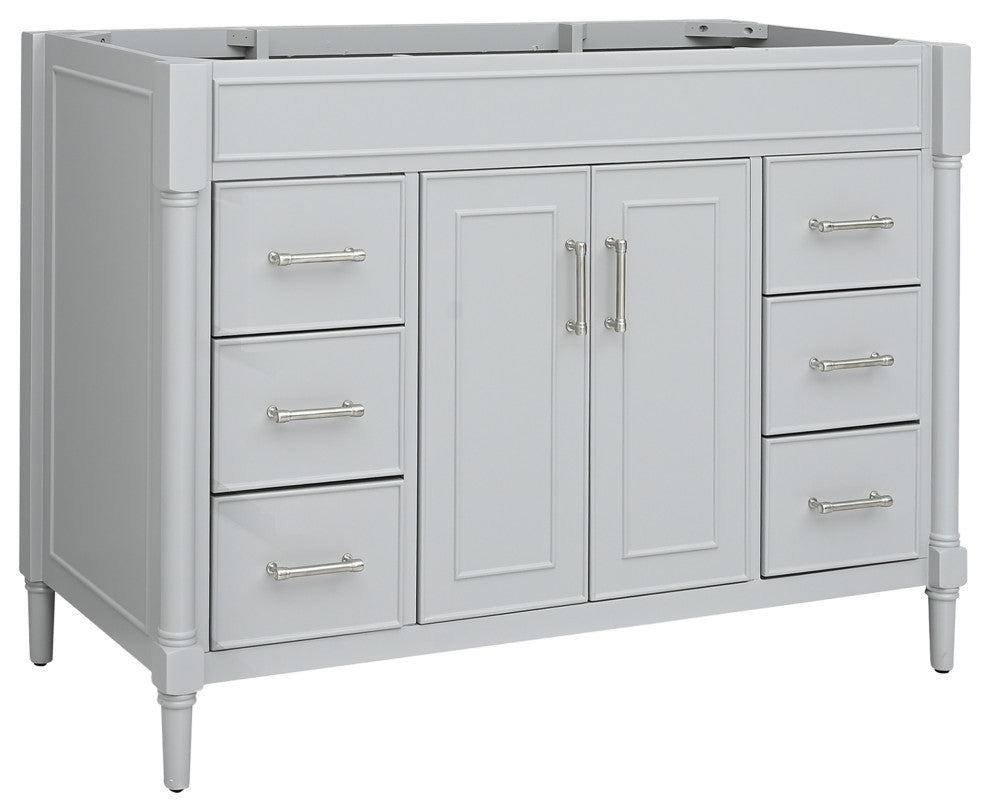 Avanity Bristol 48 in. Vanity Only in Light Gray