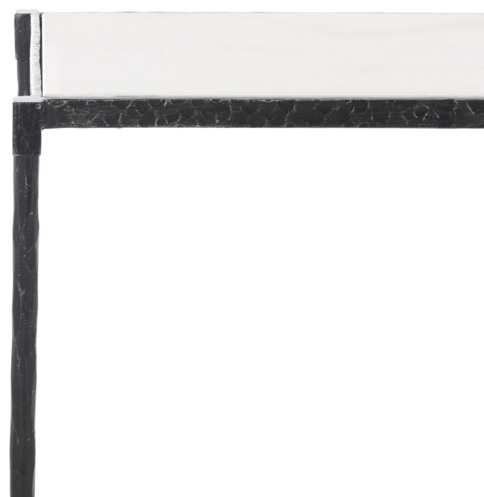 Safavieh Couture Isabellina Marble Console Table, Black/White