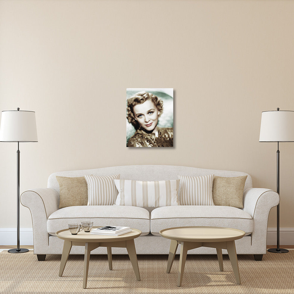 "Gloria Stuart" Stretched Canvas Giclee by Hollywood Photo Archive, 24"x30"