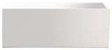 Freestanding Acrylic Bathtub, White/Brushed Nickel