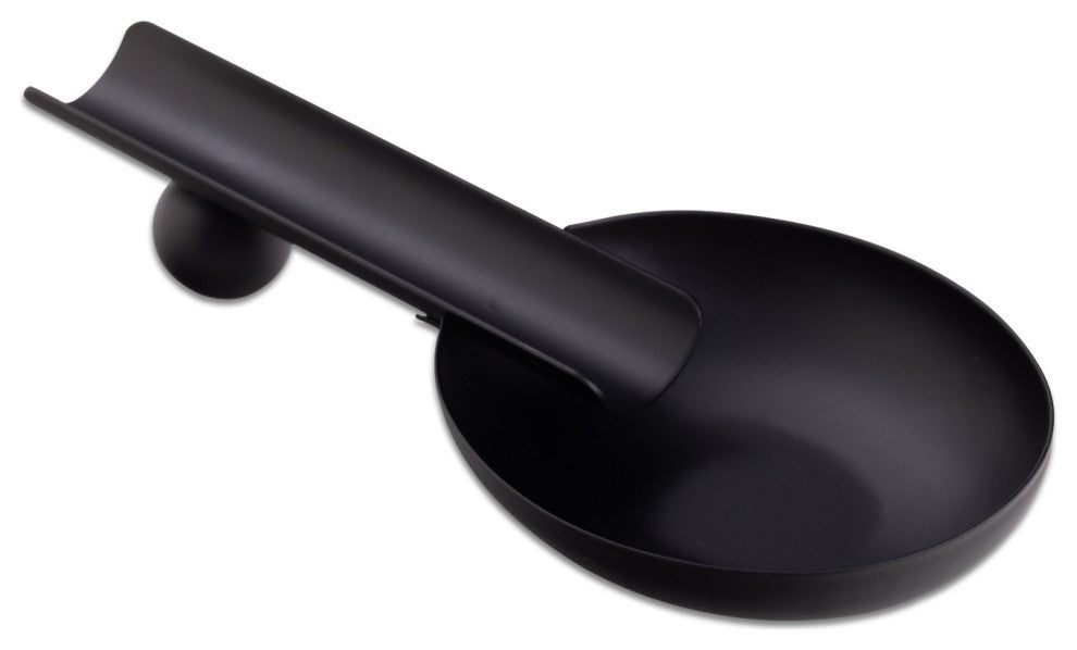 Matte Black Stainless Steel Cigar Ashtray