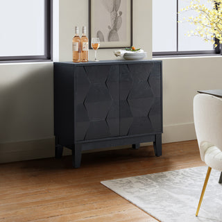 Lifestyle image in a real room featuring the cabinet in use.