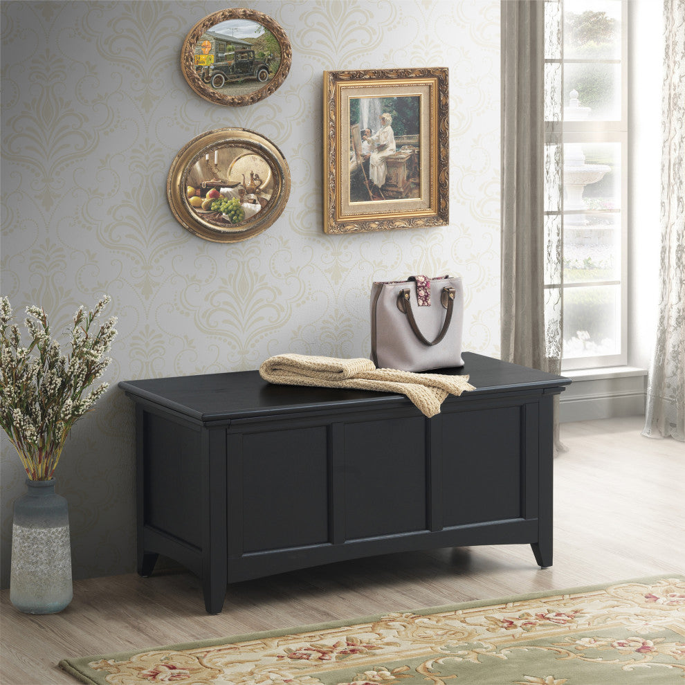 Aura Storage Chest, Antique Black