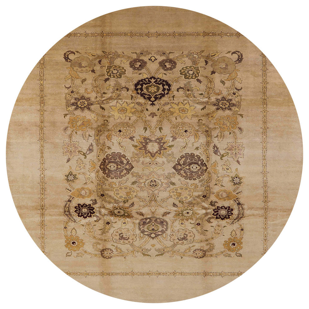 Ahgly Company Indoor Round Mid-Century Modern Area Rugs, 3' Round
