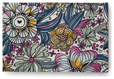 Flower Melange Spring Chenille Rug, Orchid, 4'x6'
