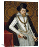 "Portrait of King James VI of Scotland, James I of England" Artwork, 21" x 30"