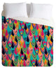 Deny Designs Vy La Love Birds 1 Duvet Cover - Lightweight