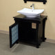 30" Single Sink Vanity, Wood, Black
