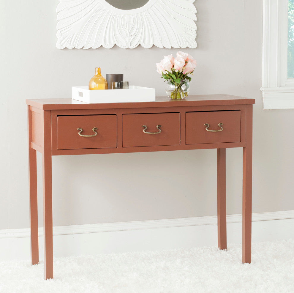 Safavieh Cindy Console Table, Terracotta