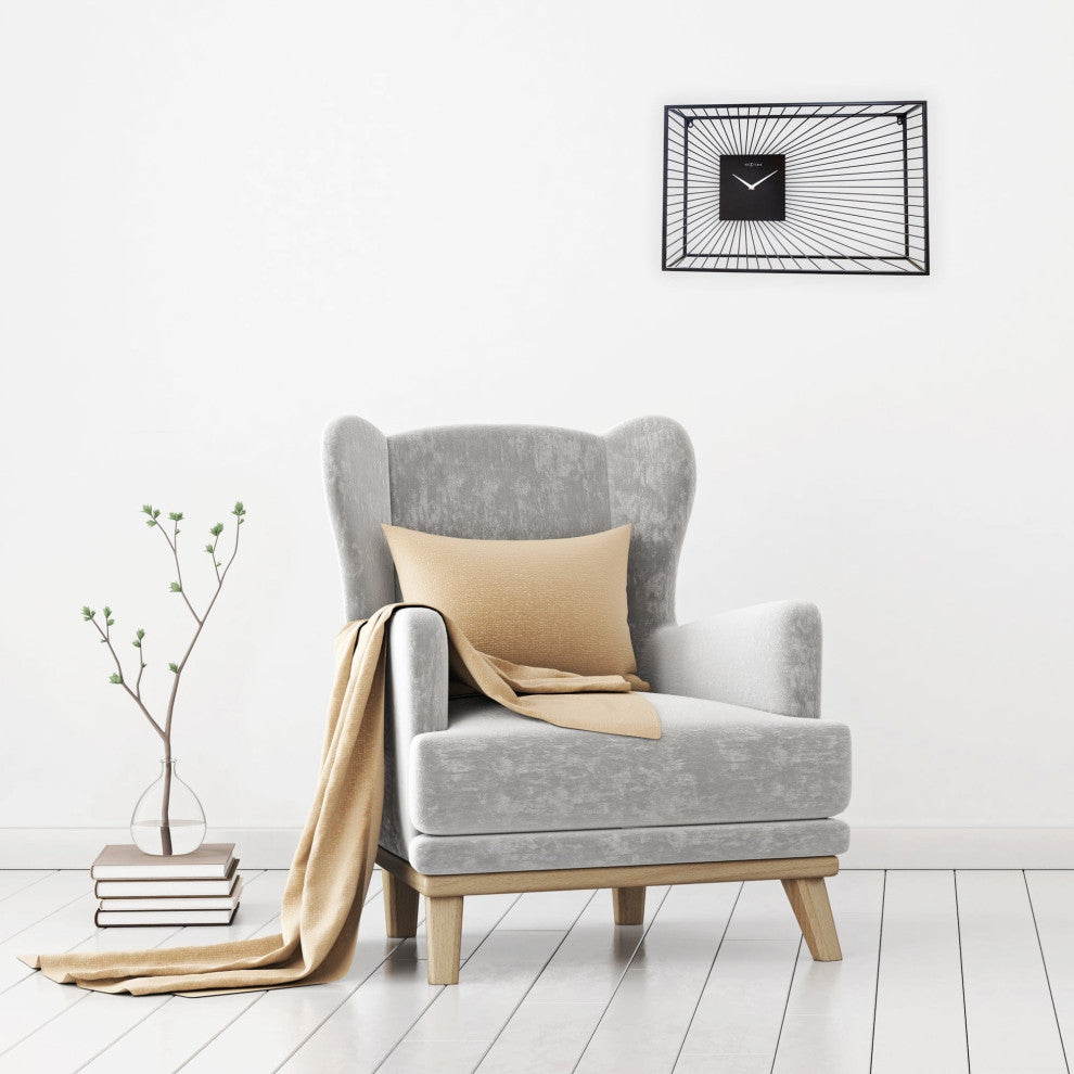 Vasco Wall Clock, Rectangular