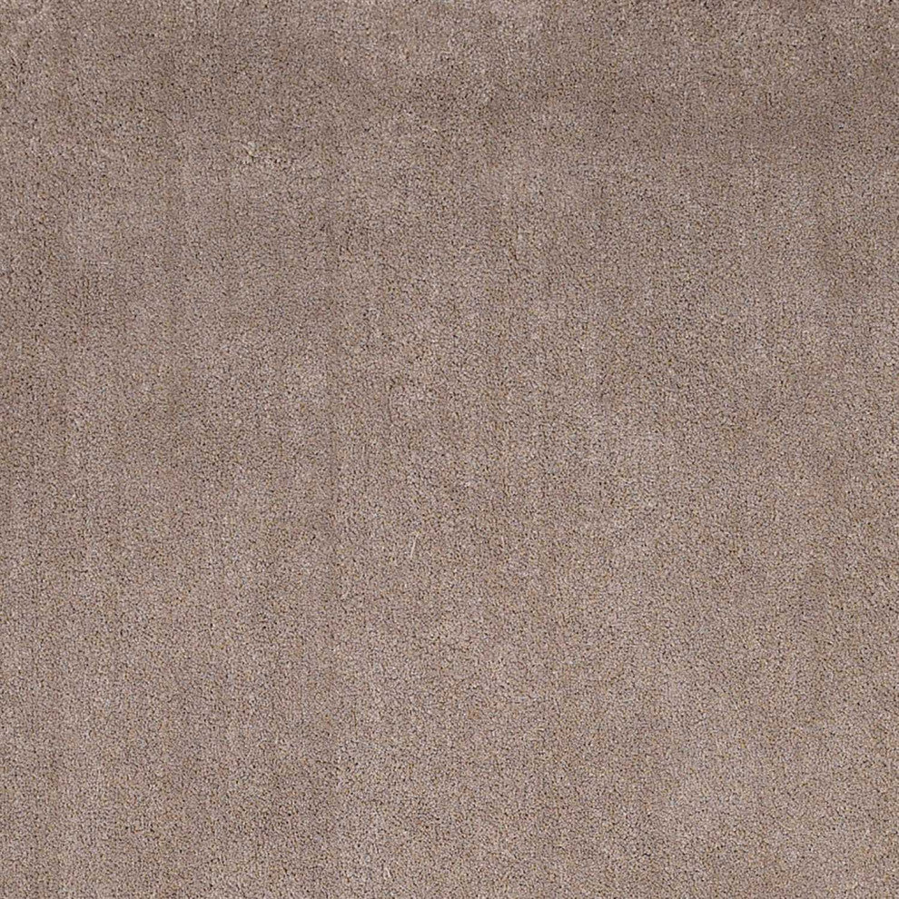 HomeRoots 9' x 13' Polyester Beige Area Rug