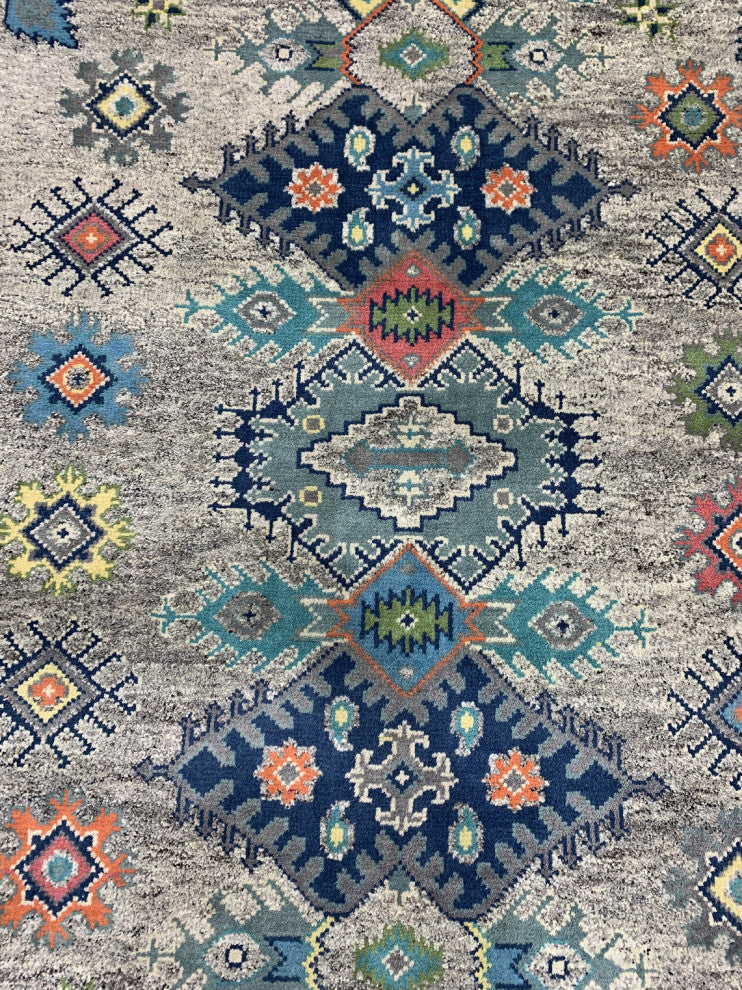 NATURAL Gray Traditional Classic Malayer Collection Area Rug