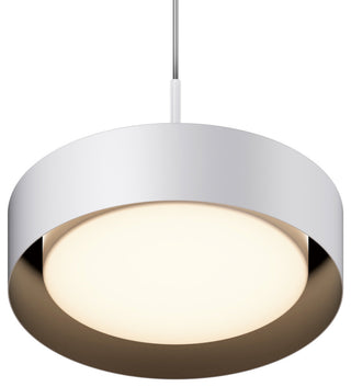 ET2 E51011 Echo 13"W LED Pendant - White / Black