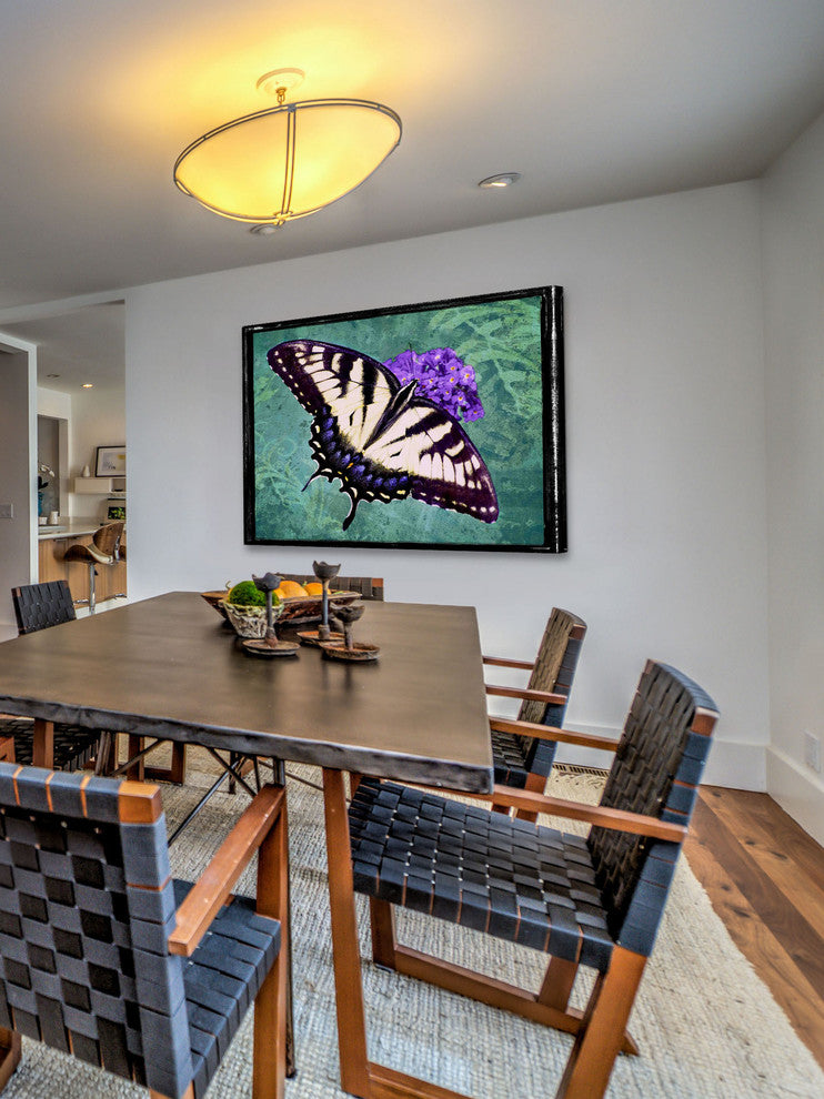 "Tiger Swallowtail" Painting Print on Canvas by Robertson