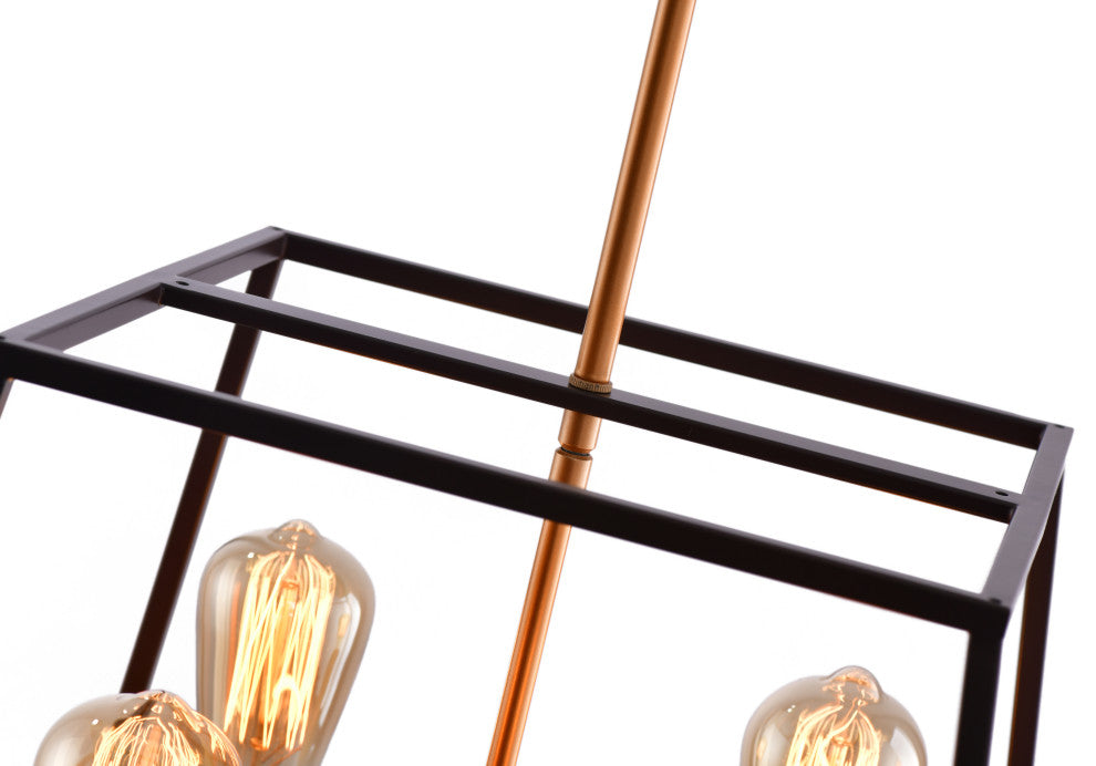 Lazzur Aisne 4 Light 15" Matte Oil Rubbed Bronze Pendant