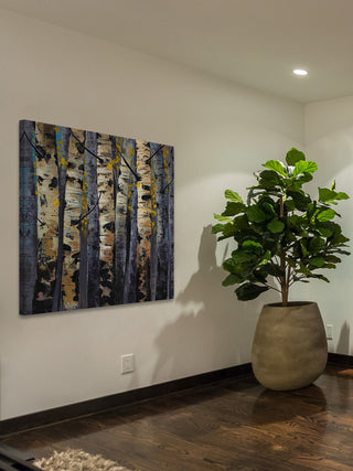 "Gold Infusion I" Print on Canvas by Julie Joy
