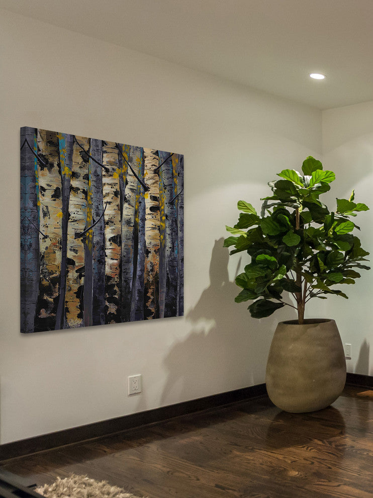 "Gold Infusion I" Print on Canvas by Julie Joy