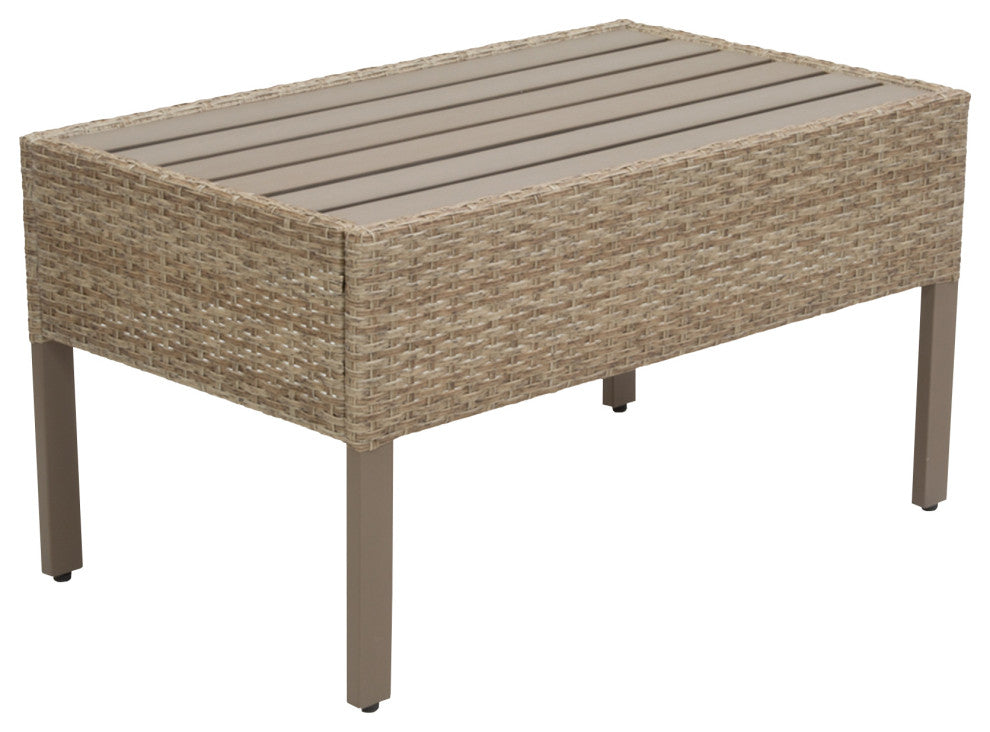 Maui 3-Piece Outdoor Conversation Set With Club Chairs and Coffee Table