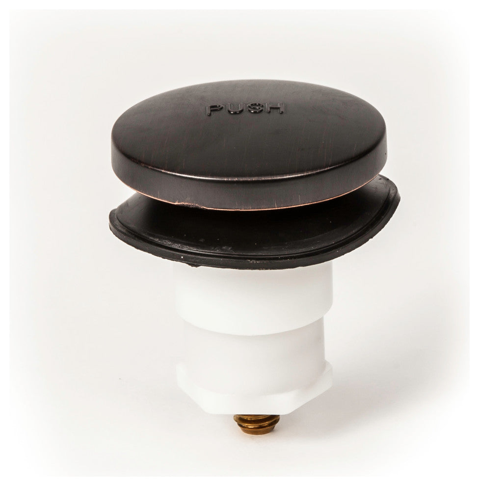 ToeTouch Bathtub Drain Trim Kit With 1 Hole Face Plate, Oil Rubbed Bronze