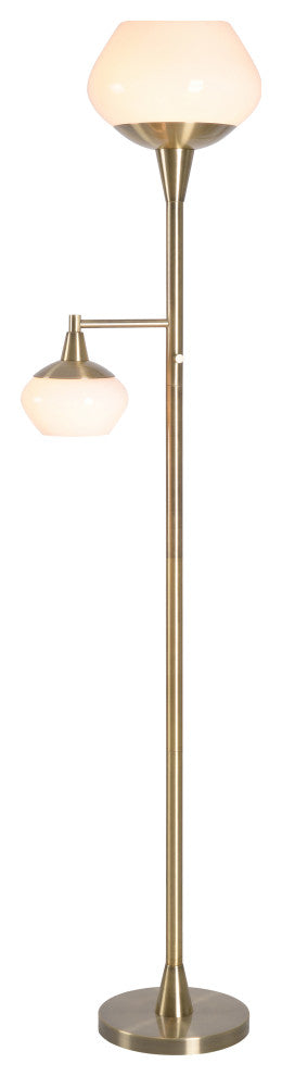 Kenroy 34355AB 2-Light Torchiere, Edwin
