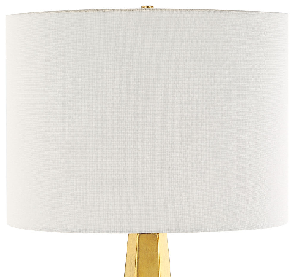 28" Coastal Gold Table Lamp