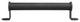 10" Sliding Barn Door Cylindrical Handle Iron Pull Gate Matte Black