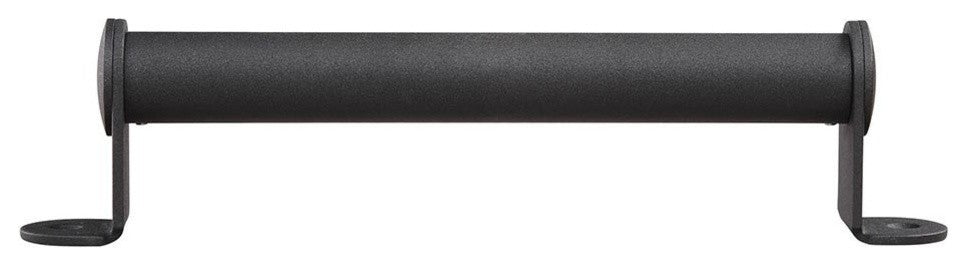 10" Sliding Barn Door Cylindrical Handle Iron Pull Gate Matte Black